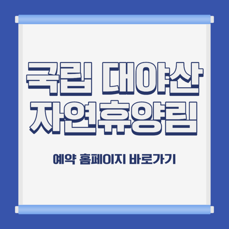 국립 대야산 자연휴양림 용추계곡 전경 경북 문경