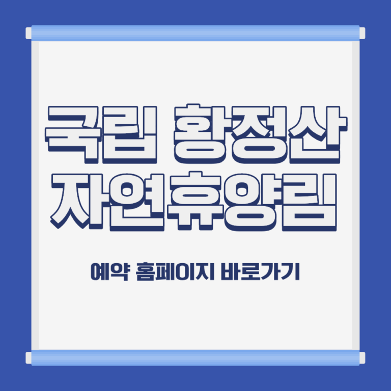 국립 황정산 자연휴양림 계곡 전경 충북 단양