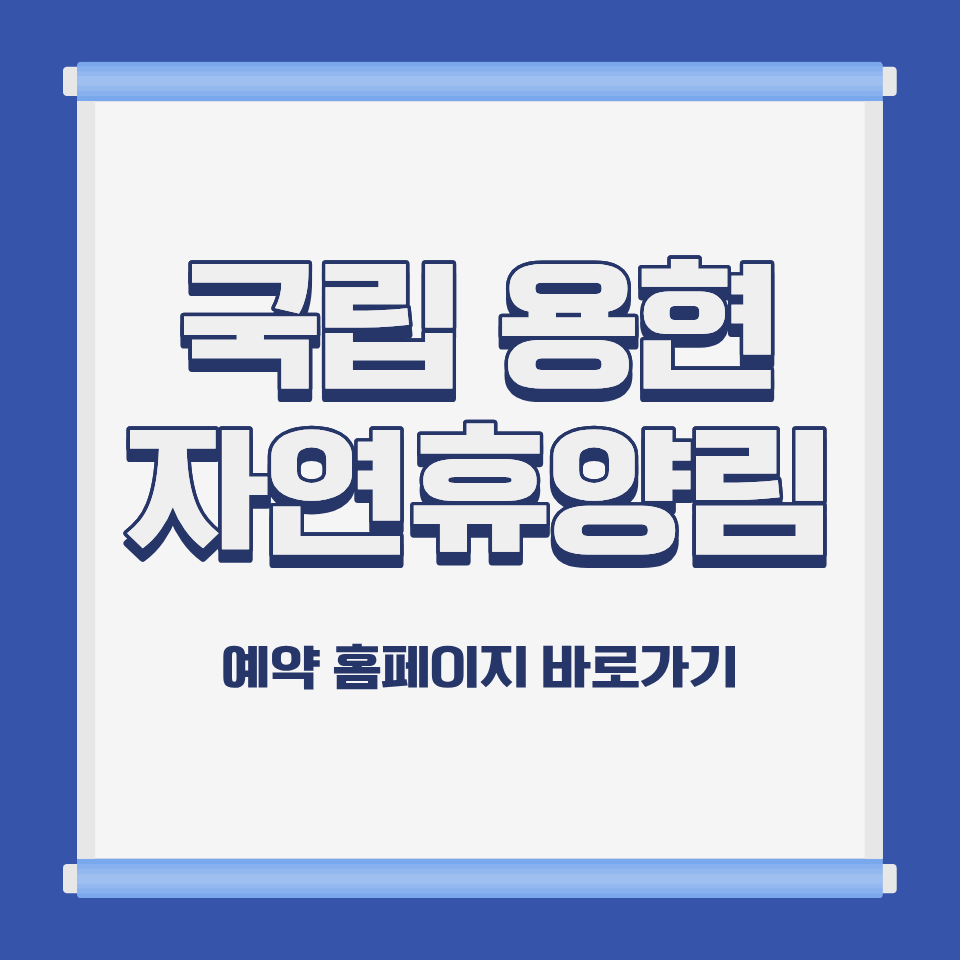 국립 용현 자연휴양림 용현계곡 전경 충남 서산