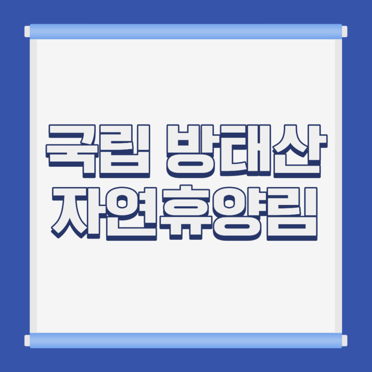 국립 방태산 자연휴양림 이단폭포 전경 강원 인제